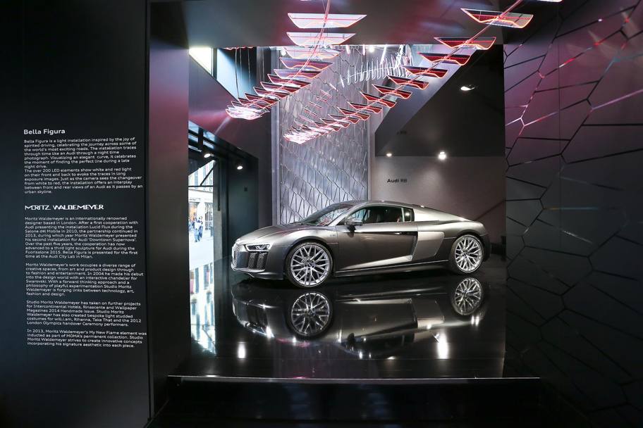 In esposizione anche la rinnovata Audi R8 